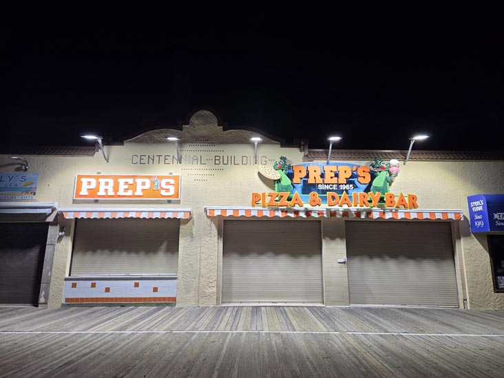 Preps Pizzeria & Dairy Bar, 1004 Boardwalk, Ocean City, New Jersey, December 25, 2025