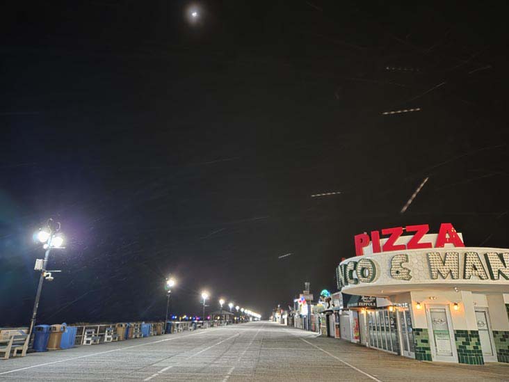 Ocean City Boardwalk at 9th Street, Ocean City, New Jersey, December 27, 2025