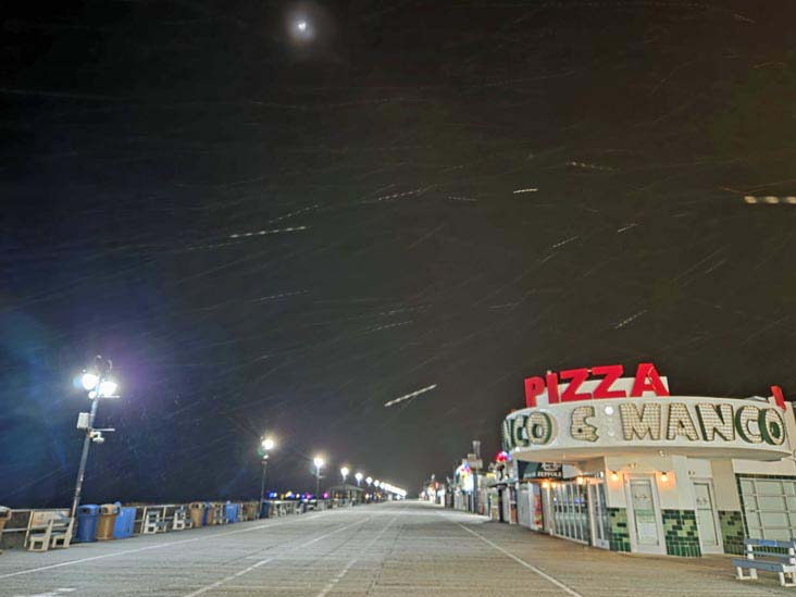 Ocean City Boardwalk at 9th Street, Ocean City, New Jersey, December 27, 2025