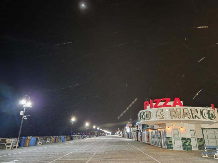 Ocean City Boardwalk at 9th Street, Ocean City, New Jersey, December 27, 2025