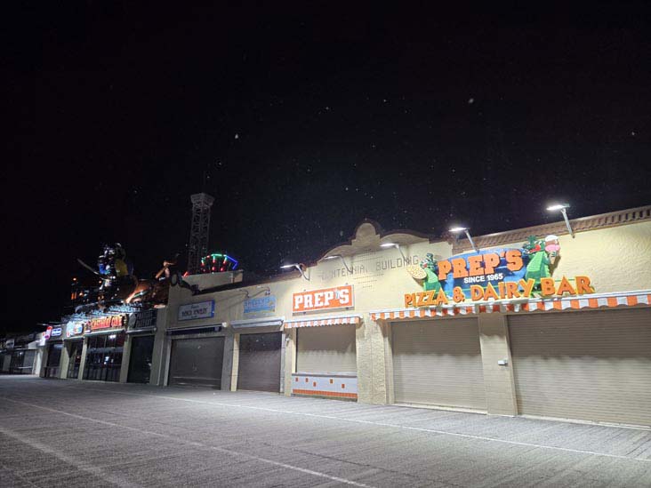 Ocean City Boardwalk at 10th Street, Ocean City, New Jersey, December 27, 2025