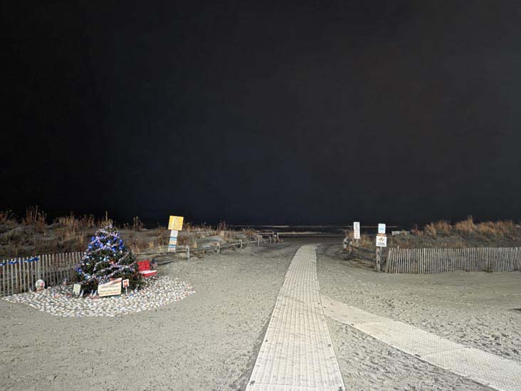 Beach From Boardwalk Near 12th Street, Ocean City, New Jersey, December 27, 2025