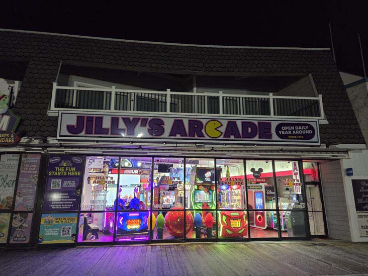 Jilly's Arcade, 1168 Boardwalk, Ocean City, New Jersey, December 27, 2025