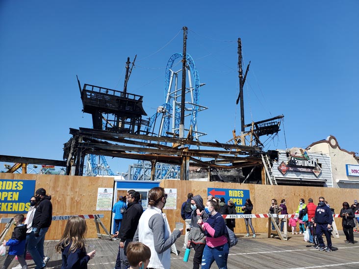 Playland's Castaway Cove, 1020 Boardwalk, Ocean City, New Jersey, April 3, 2021