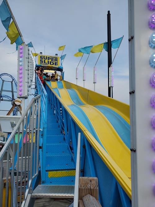 Super Slide, Playland's Castaway Cove, 1020 Boardwalk, Ocean City, New Jersey, July 25, 2021