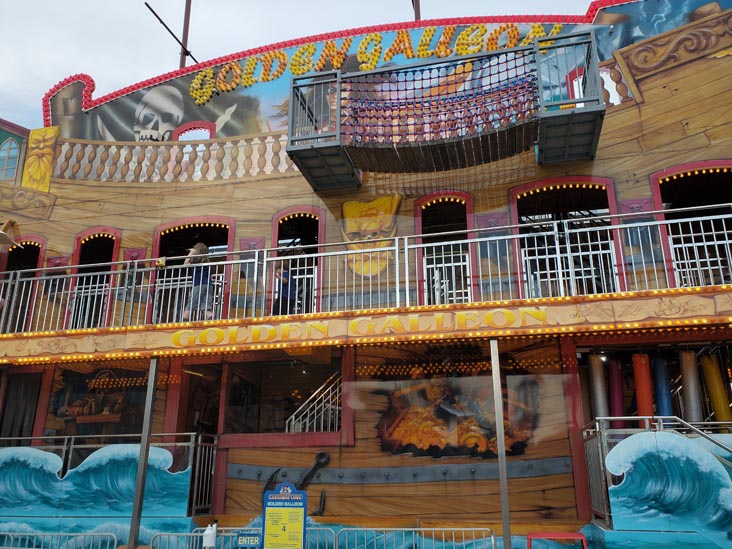 Golden Galleon Fun House, Playland's Castaway Cove, 1020 Boardwalk, Ocean City, New Jersey, July 25, 2021