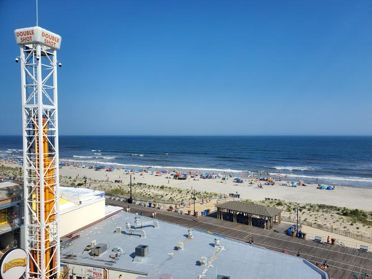 View From Ferris Wheel, Playland's Castaway Cove, 1020 Boardwalk, Ocean City, New Jersey, July 29, 2023