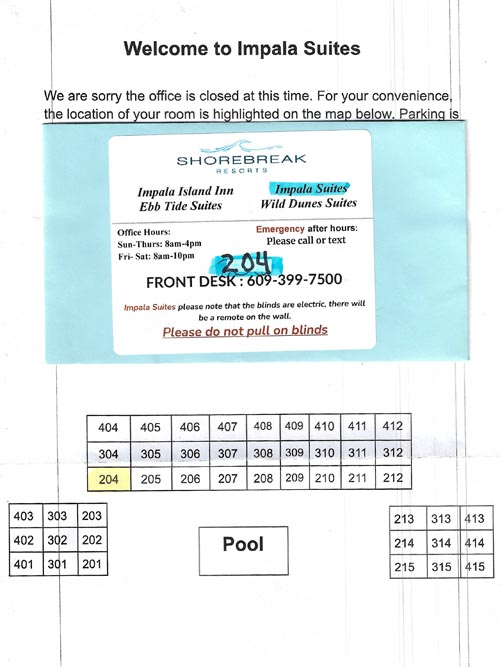 Impala Suites Site Plan