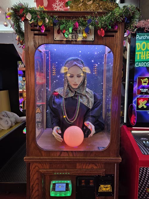 Fortune Teller, JiLLy's Arcade, 1168 Boardwalk, Ocean City, New Jersey, December 27, 2025