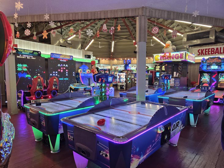 Air Hockey Tables, JiLLy's Arcade, 1168 Boardwalk, Ocean City, New Jersey, December 27, 2025