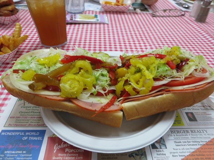 Italian Hoagie, Kessel's Korner, 2760 Asbury Avenue, Ocean City, New Jersey, July 27, 2012