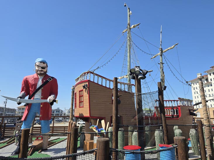 Pirates of the Golden Galleon Golf, Boardwalk, Ocean City, New Jersey, April 12, 2026