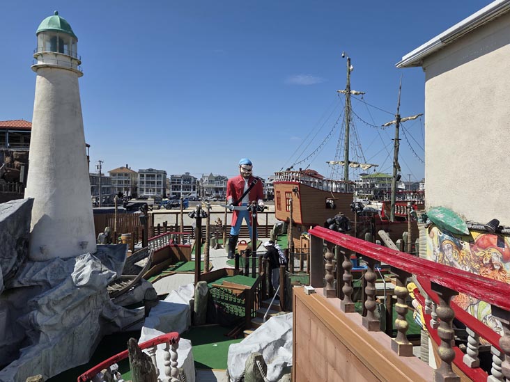 Pirates of the Golden Galleon Golf, Boardwalk, Ocean City, New Jersey, April 12, 2026