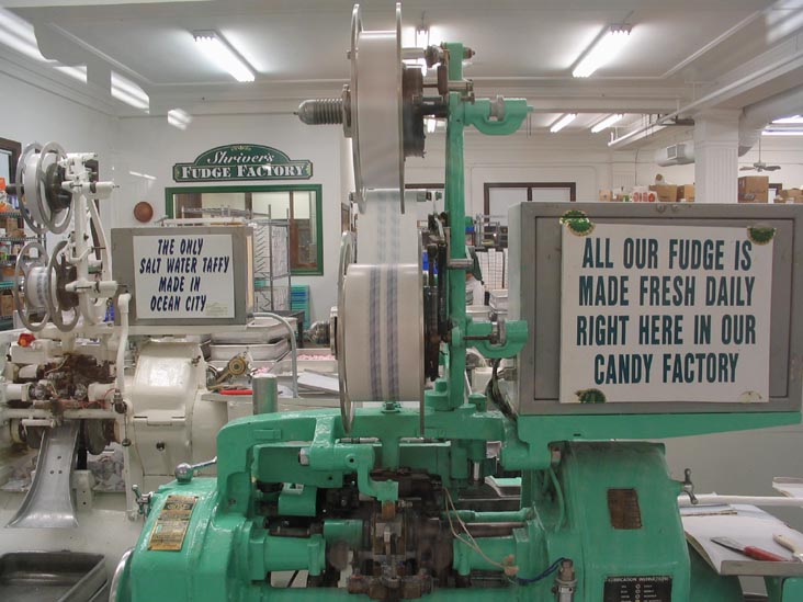 Taffy Machine, Shriver's Salt Water Taffy, 9th Street and Boardwalk, Ocean City, New Jersey