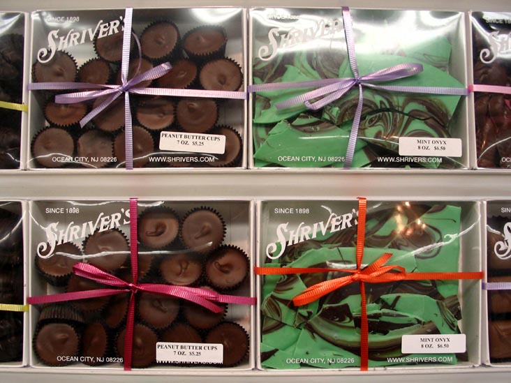 Candy, Shriver's Salt Water Taffy, 9th Street and Boardwalk, Ocean City, New Jersey, August 5, 2006