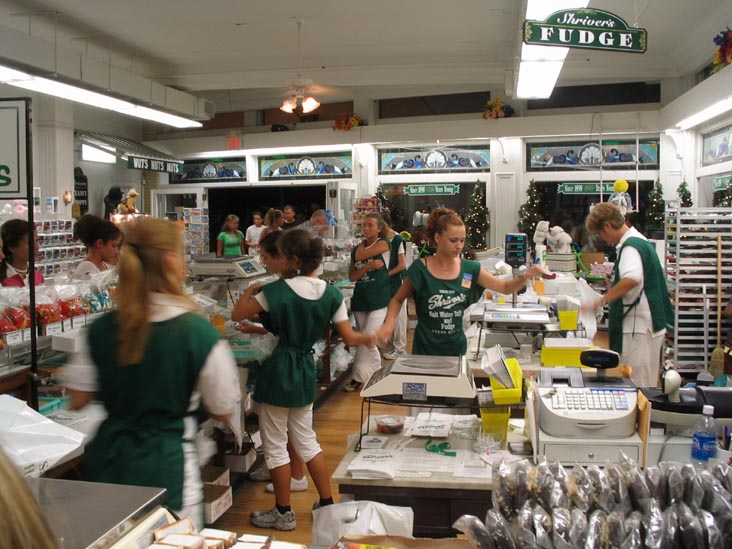 Shriver's Salt Water Taffy, 9th Street and Boardwalk, Ocean City, New Jersey, August 5, 2006