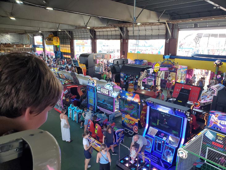 Frontier Express Monorail, Wonderland Pier, 6th Street and Boardwalk, Ocean City, New Jersey, September 1, 2024