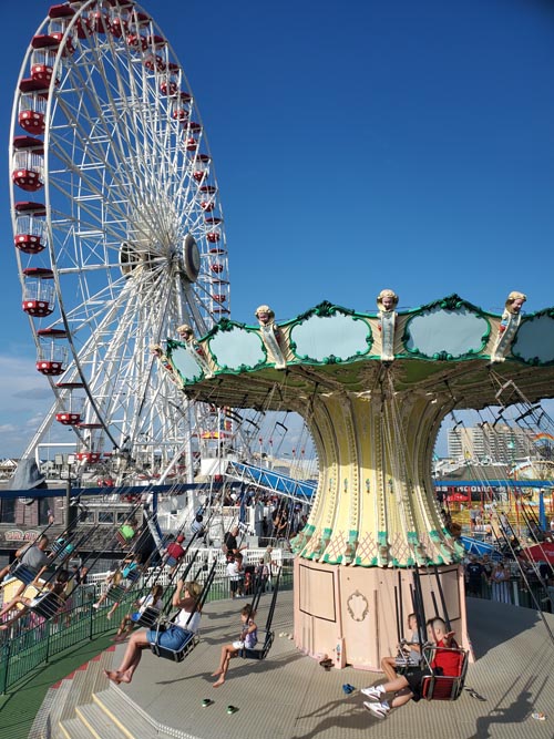 Frontier Express Monorail, Wonderland Pier, 6th Street and Boardwalk, Ocean City, New Jersey, September 1, 2024