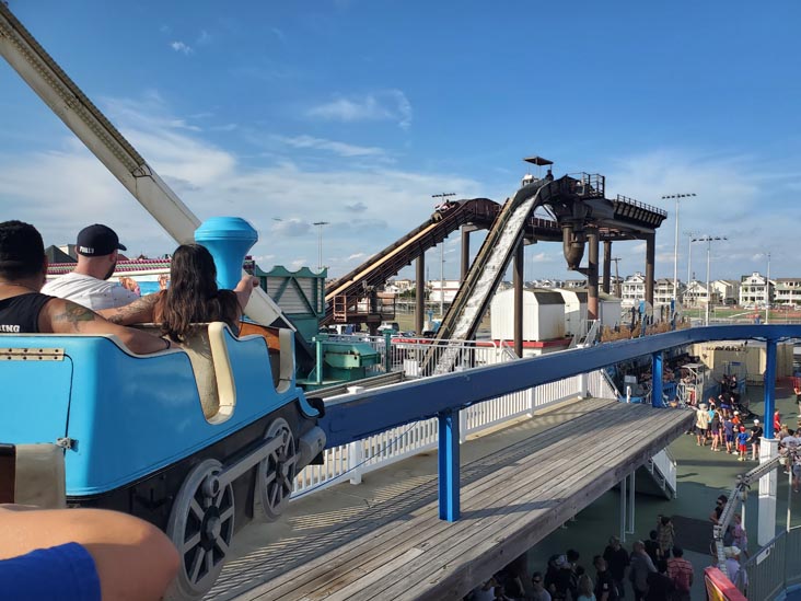 Frontier Express Monorail, Wonderland Pier, 6th Street and Boardwalk, Ocean City, New Jersey, September 1, 2024