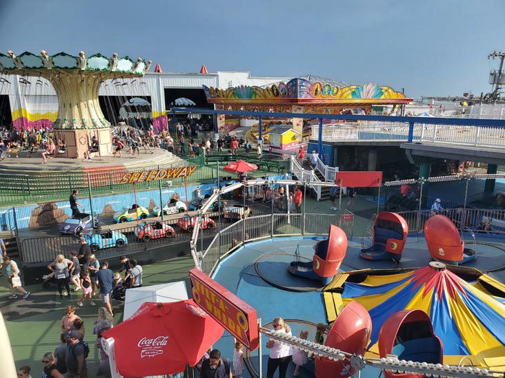 Frontier Express Monorail, Wonderland Pier, 6th Street and Boardwalk, Ocean City, New Jersey, September 1, 2024
