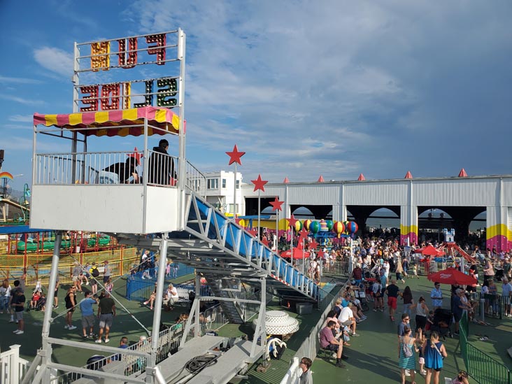 Super Fun Slide From Frontier Express Monorail, Wonderland Pier, 6th Street and Boardwalk, Ocean City, New Jersey, September 1, 2024