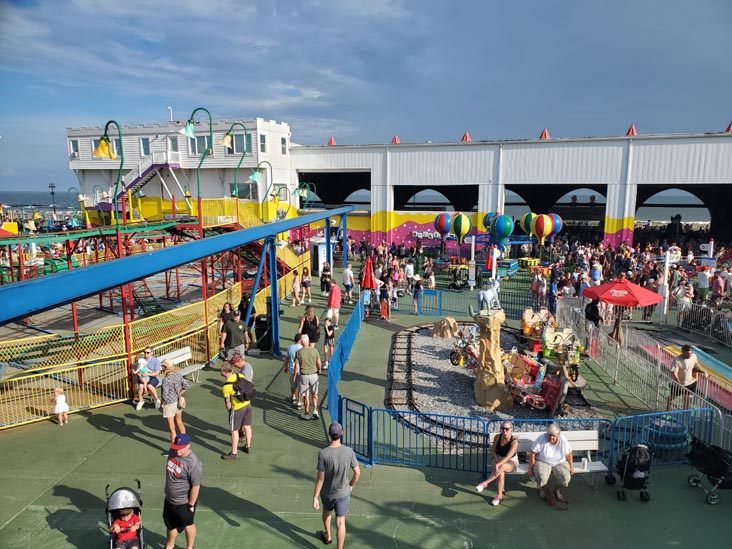 Frontier Express Monorail, Wonderland Pier, 6th Street and Boardwalk, Ocean City, New Jersey, September 1, 2024