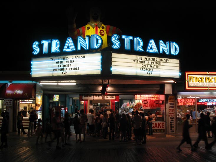 Strand Movie Theatre, 3100 Boardwalk, Wildwood, New Jersey, August 21, 2004