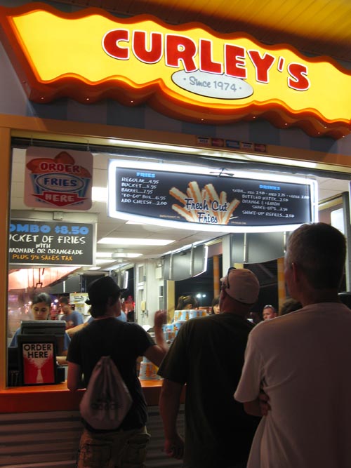 Curley's Fries, Boardwalk, Wildwood, New Jersey, July 24, 2009