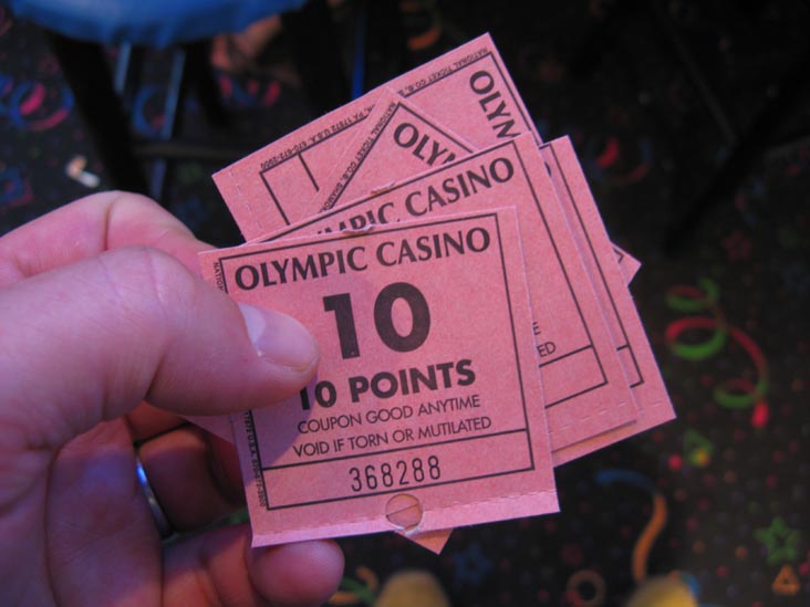 Tickets, Olympic Fun Center/Casino, 2400 Boardwalk, Wildwood, New Jersey