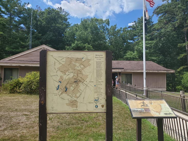 Visitor Center, Henkinsifkin Road, Belleplain State Forest, Cape May County, New Jersey, August 14, 2022