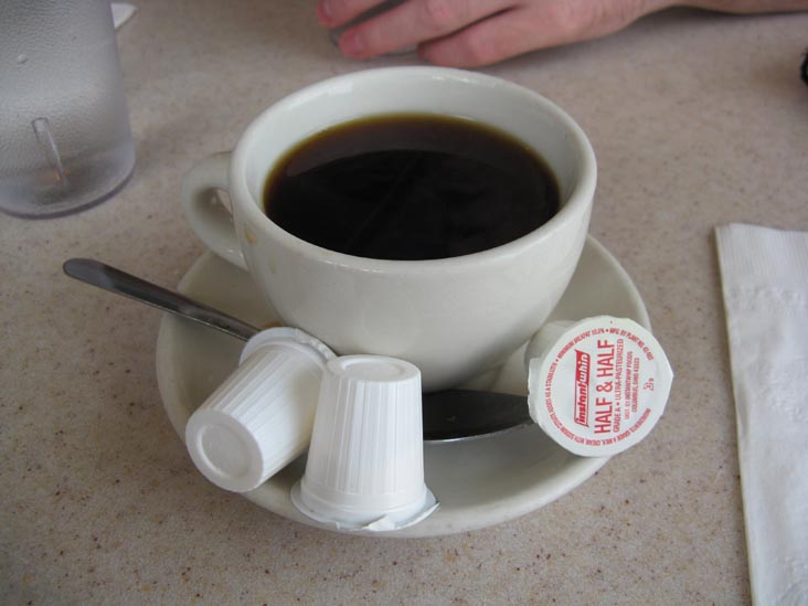 Coffee, Versailles Diner Restaurant, 516 Route 46 East, Fairfield, New Jersey, September 26, 2009