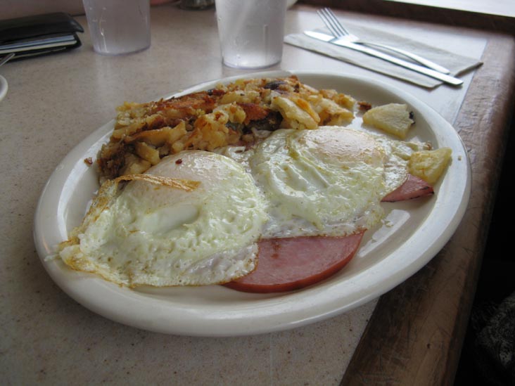 Ham and Eggs, Versailles Diner Restaurant, 516 Route 46 East, Fairfield, New Jersey