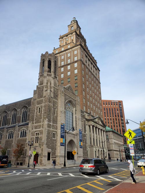 Audible Innovation Cathedral, 15 James Street at Washington Street, Newark, New Jersey, November 11, 2021