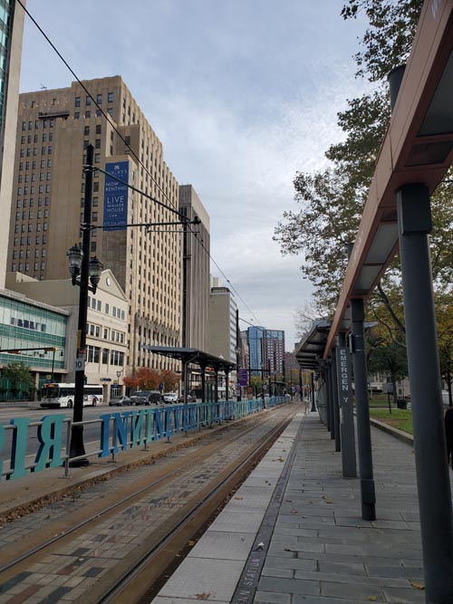 Light Rail Station, Harriet Tubman Square, Newark, New Jersey, November 11, 2021