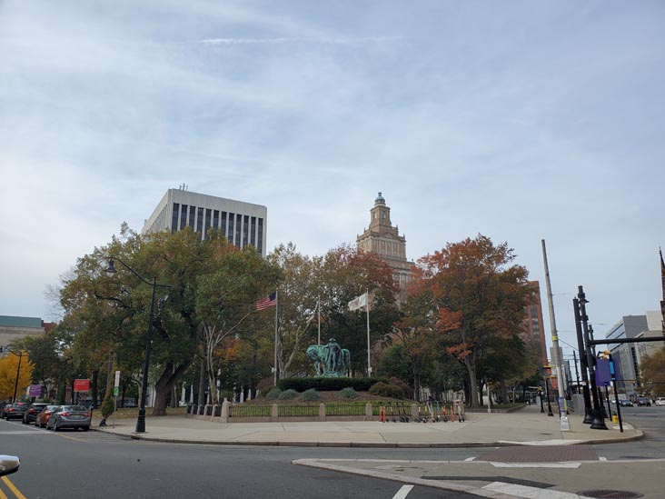 George Washington Monument, Harriet Tubman Square, Newark, New Jersey, November 11, 2021
