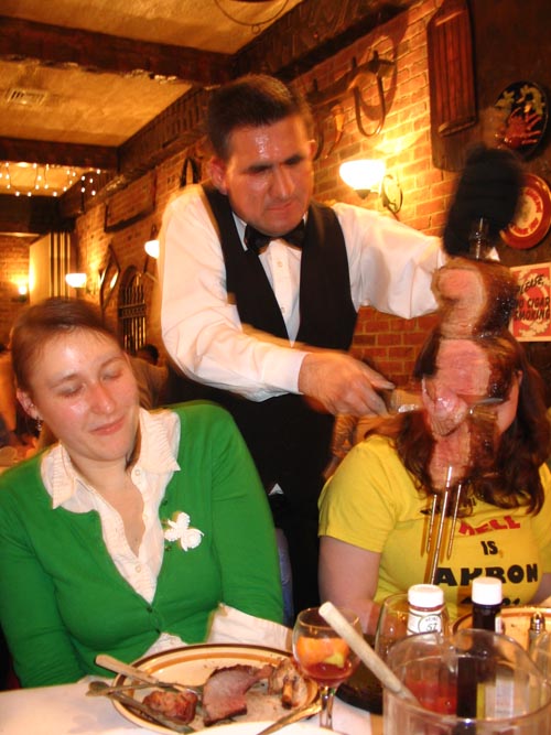Rodizio, Iberia Tavern & Restaurant, 80-84 Ferry Street, Newark, New Jersey, December 3, 2004