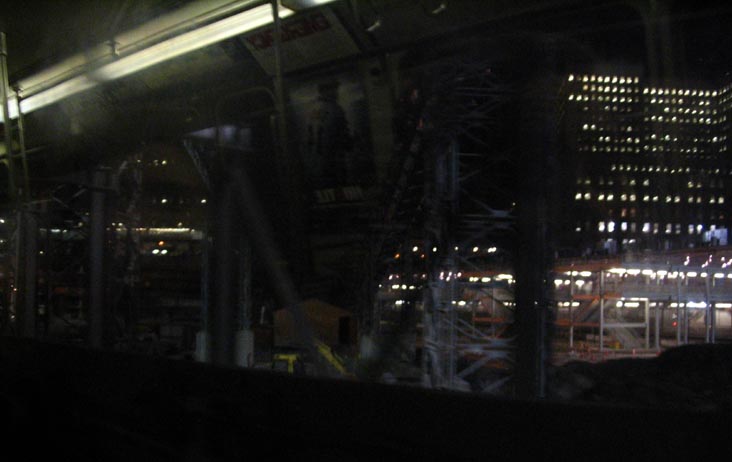 World Trade Center Site From PATH Train, Lower Manhattan
