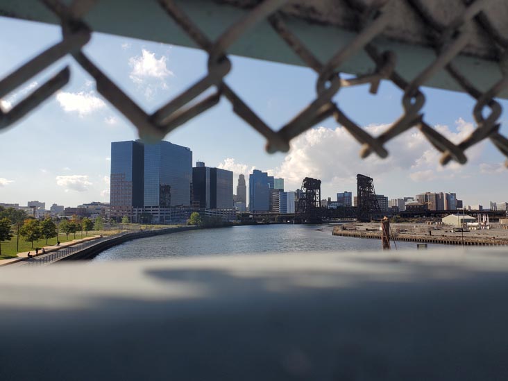 Jackson Street Bridge Between Newark and Harrison, New Jersey, October 6, 2024