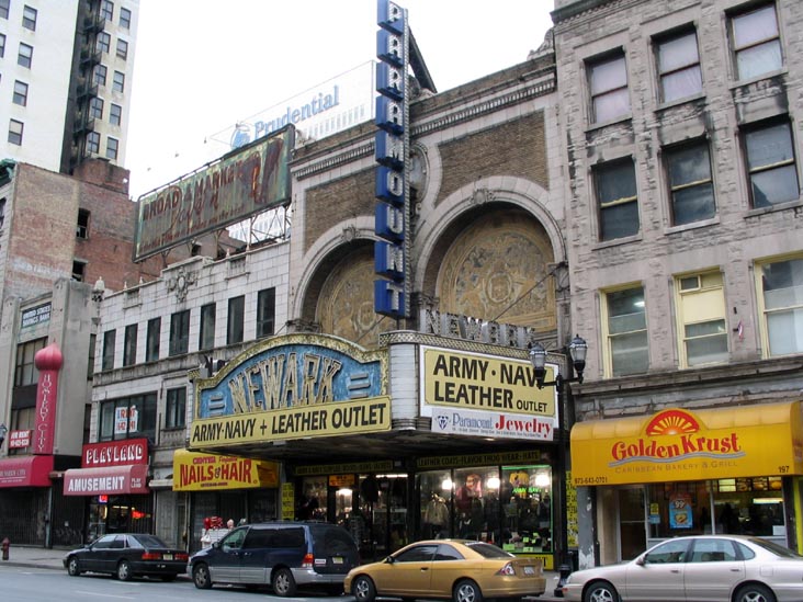 Former Paramount Theater, 195 Market Street, Newark, New Jersey