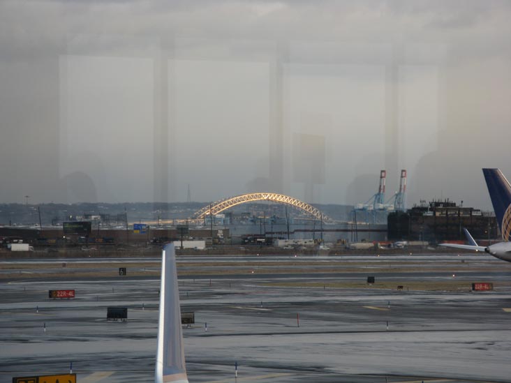 Bayonne Bridge From Terminal C, Newark Liberty International Airport, Newark, New Jersey