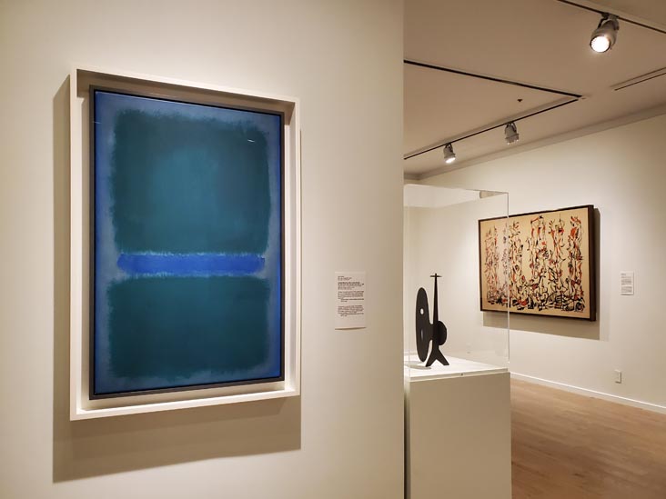 Untitled (Blue Green, Blue on Blue Ground) by Mark Rothko, The Newark Museum of Art, Newark, New Jersey, November 11, 2021