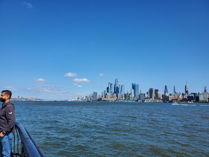 Hudson River, Midtown Manhattan From Pier A Park, Hoboken, New Jersey, September 22, 2024