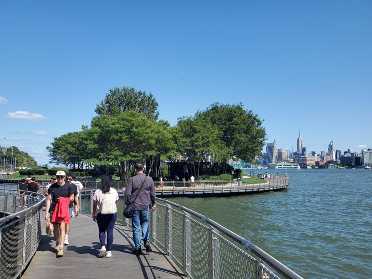 Hudson River Waterfront Walkway, Pier C Park, Hoboken, New Jersey, September 22, 2024