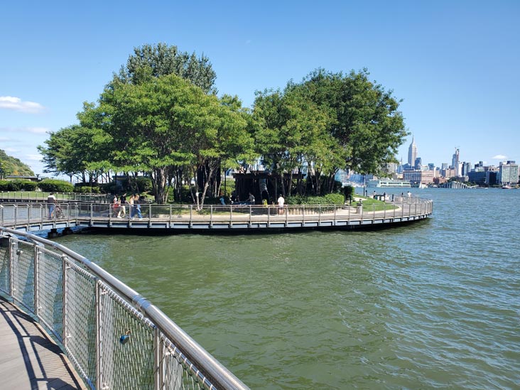 Hudson River Waterfront Walkway, Pier C Park, Hoboken, New Jersey, September 22, 2024