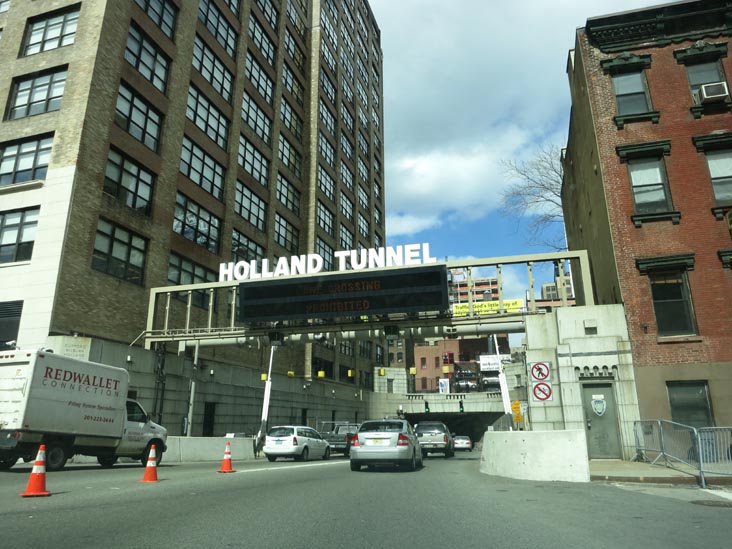 Holland Tunnel Entrance, Lower Manhattan, March 22, 2013