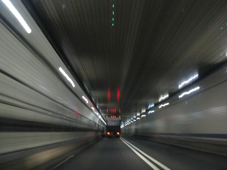 Lincoln Tunnel, Driving Eastbound Into Manhattan, October 27, 2008, 2:34 a.m.