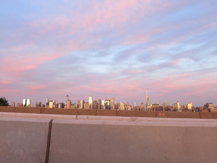 Manhattan Skyline From Lincoln Tunnel Approach, Weehawken, New Jersey, September 14, 2014