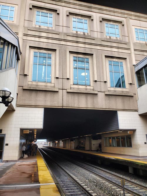 Main Line Platform and Tracks, Frank R. Lautenberg Secaucus Junction Rail Station, Secaucus, New Jersey, November 13, 2022