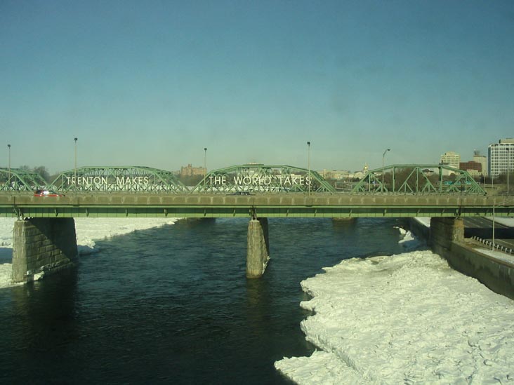 "Trenton Makes, The World Takes," Lower Trenton Bridge/Trenton Makes Bridge, Trenton, New Jersey, January 31, 2004