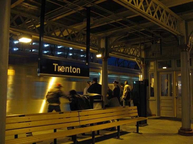 Track 2 Platform, Trenton Transit Center, Trenton, New Jersey